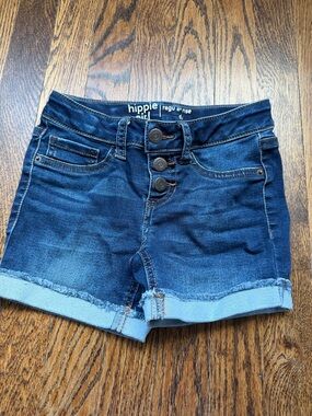 Girls denim shorts size 7